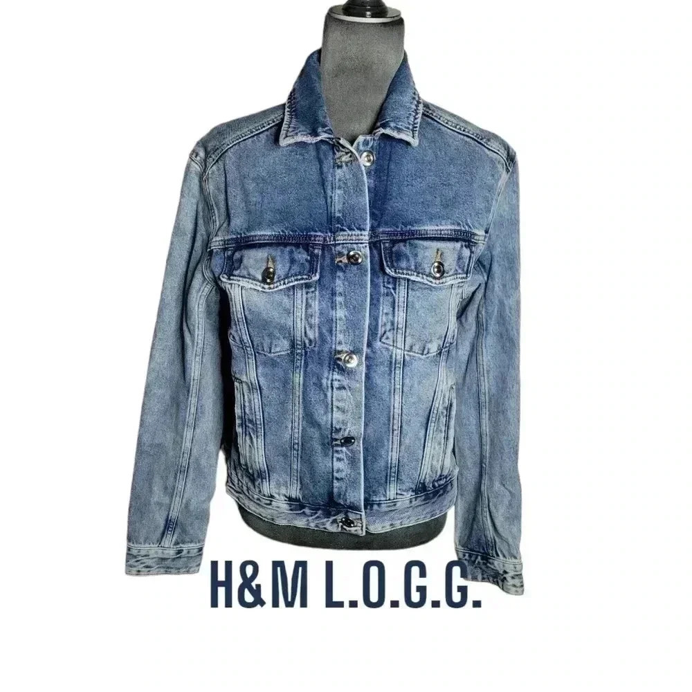 H&M L.O.G.G. Denim Jacket 4 - Picture 1 of 3